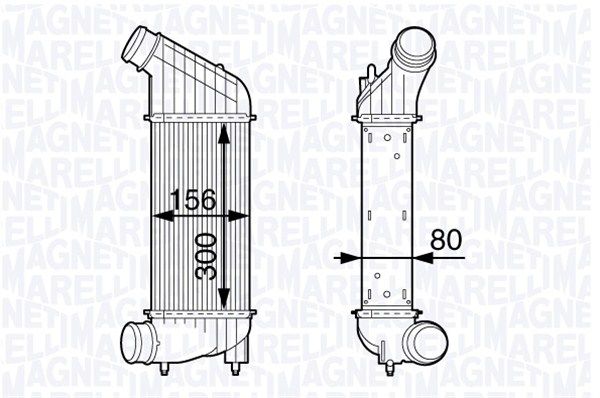 MAGNETI MARELLI Välijäähdytin 351319202040